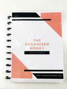 the organized money budget planner